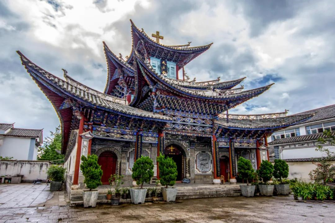 大理古城中的天主教堂 大理古城中的天主教堂